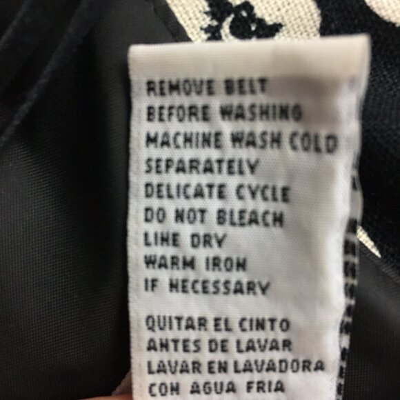 Sag Harbor Dress Linen Blend Button Front Lined Floral Women Size 8 - Picture 8 of 11